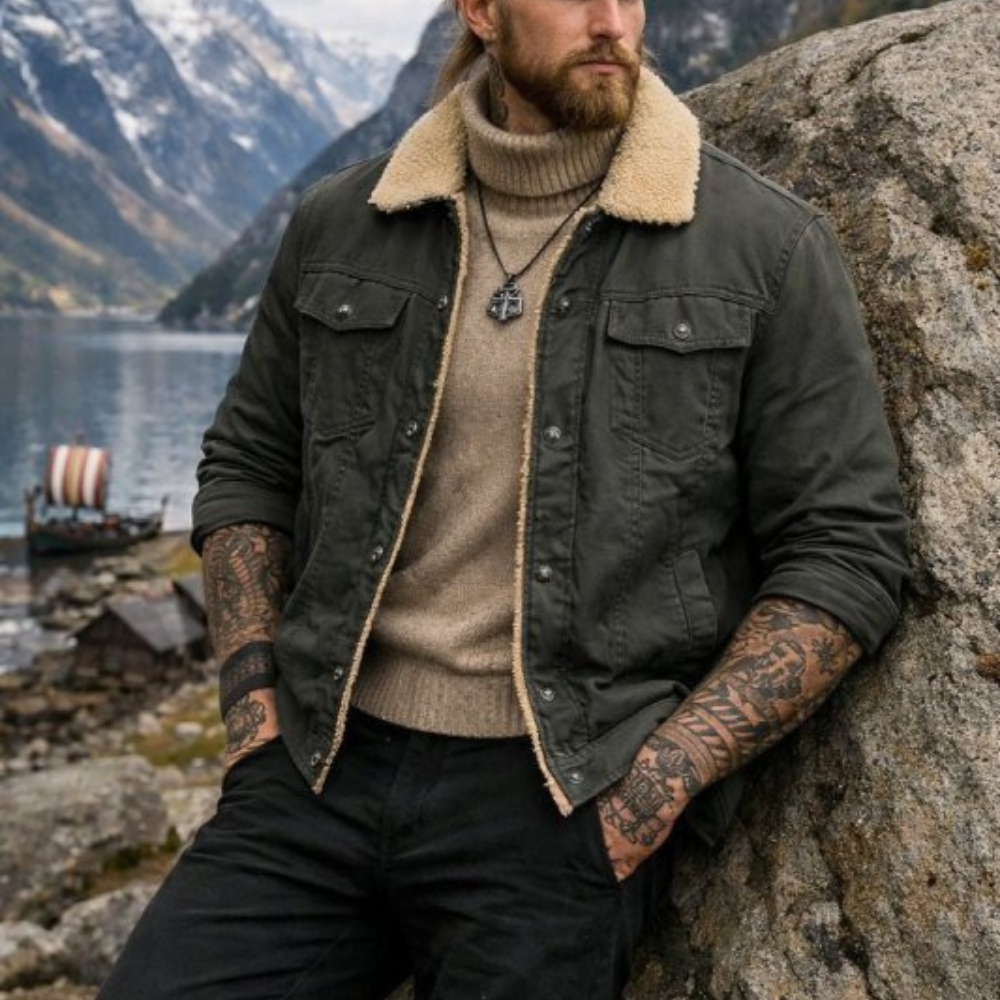 Casual Button-Up Jacket