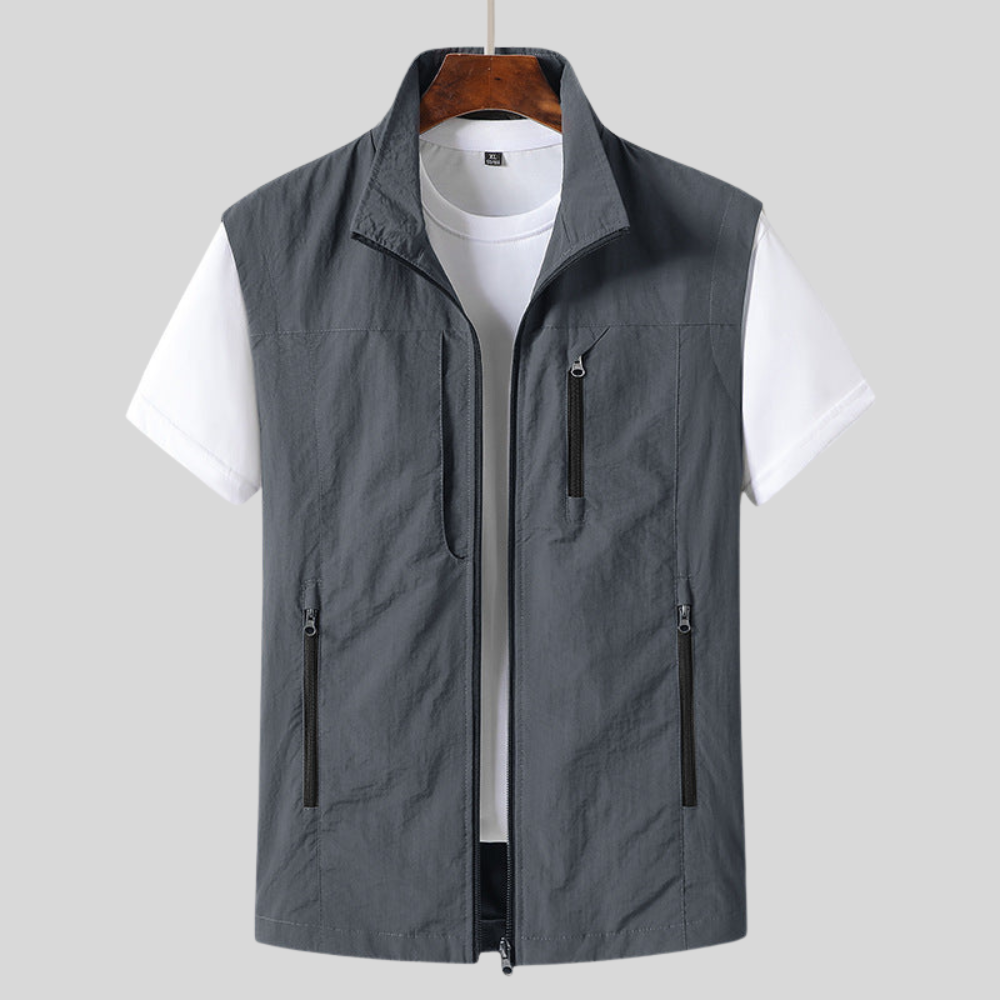 Lightweight Zip Front Utility Vest