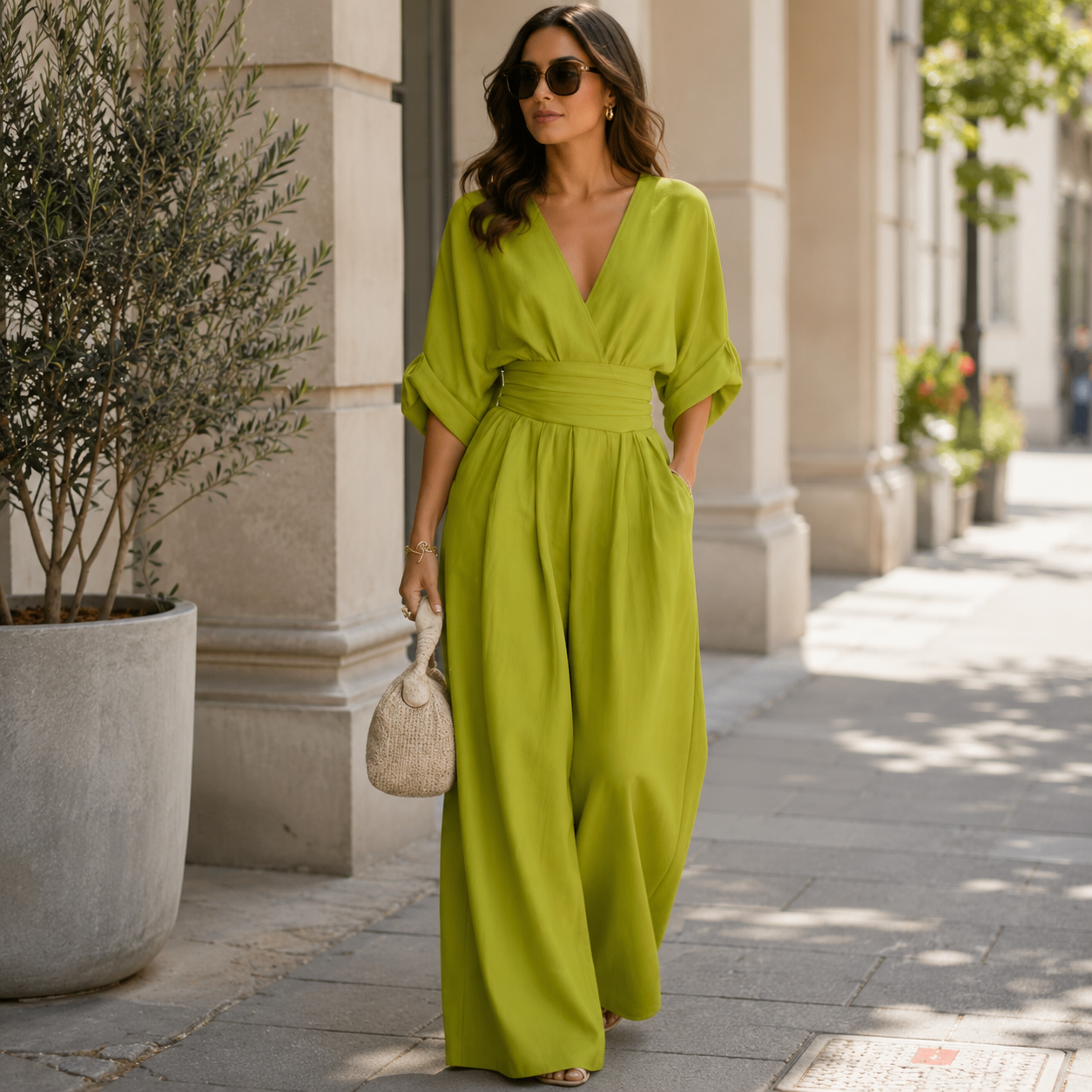 Versatile Jumpsuit for Day to Evening Wear