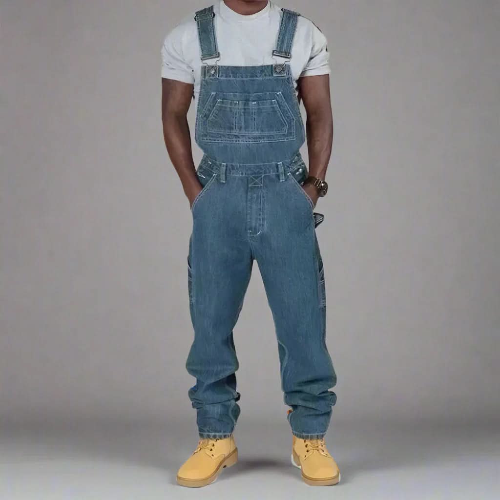 Straight Leg Utility Overall Pant