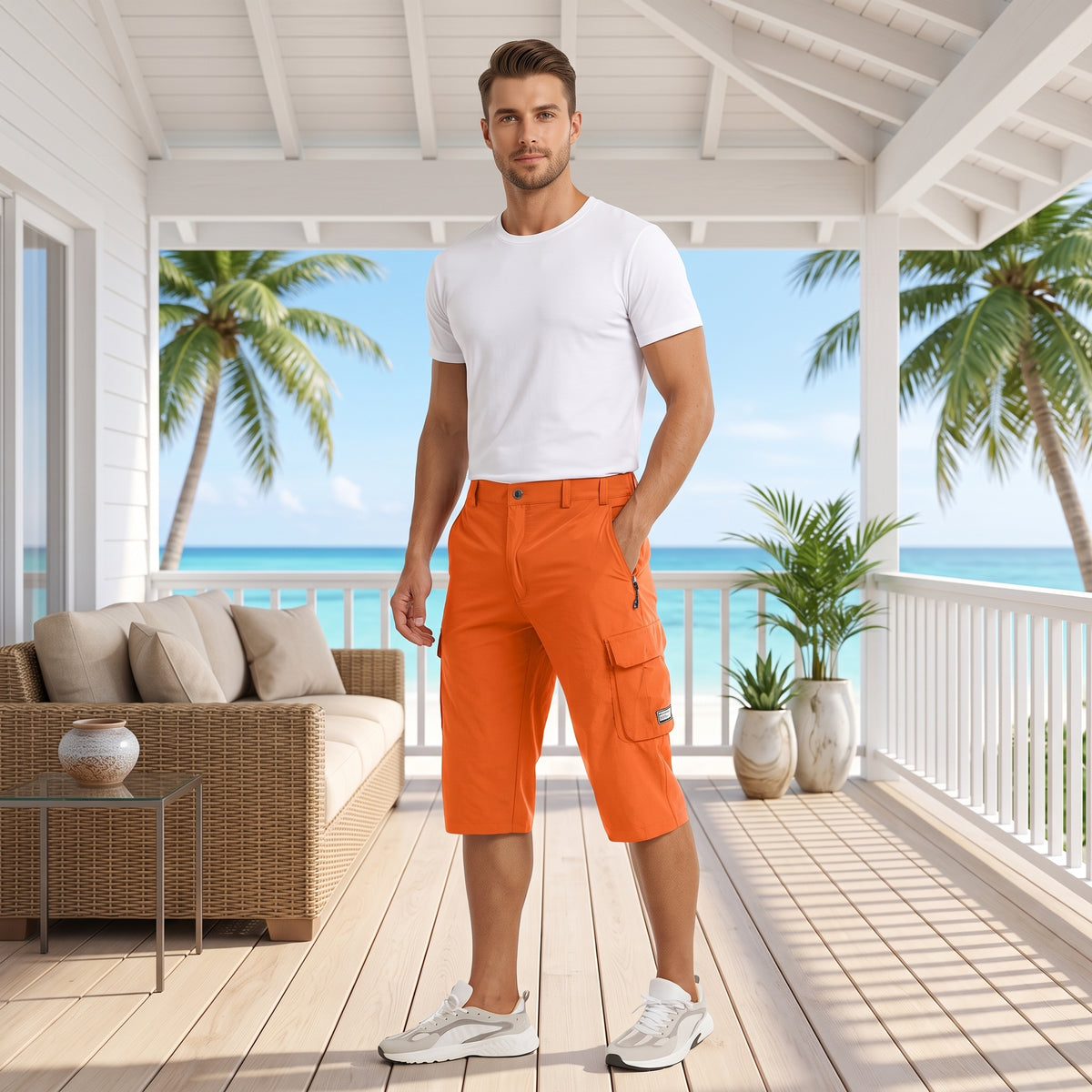 Utility Pocket Cargo Shorts