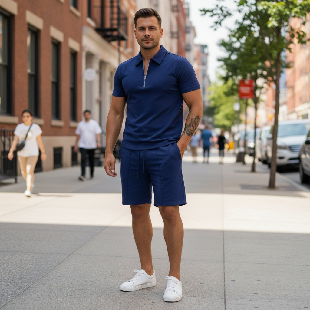 Men's Casual Two-Piece Summer Set