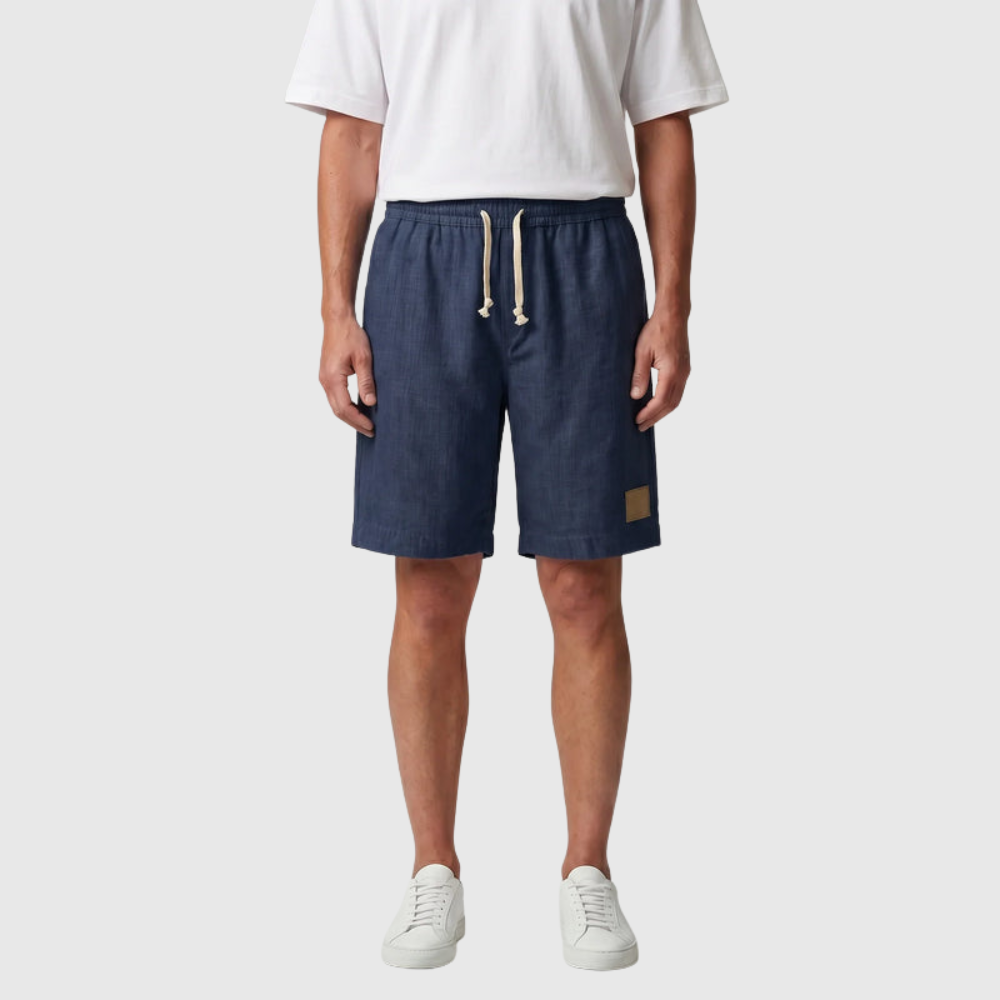 Relaxed Fit Drawstring Casual Shorts