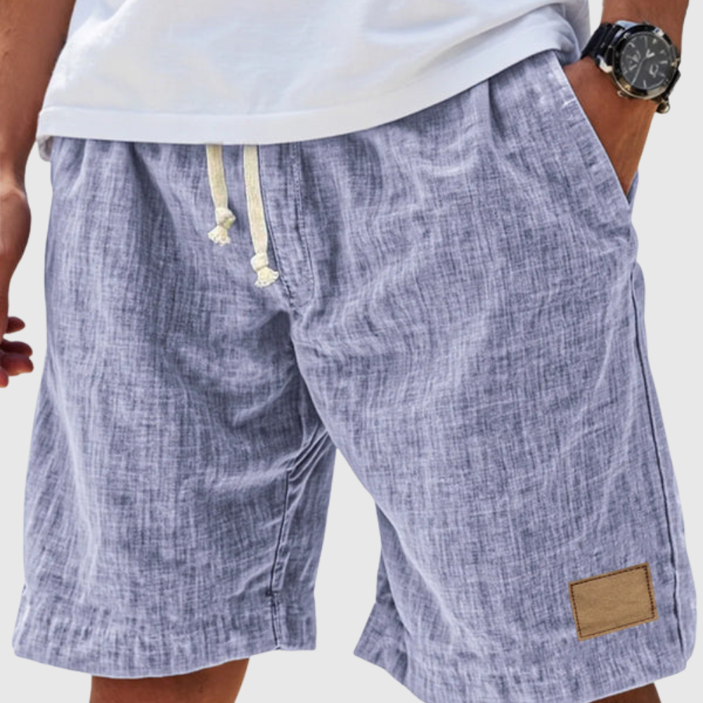 Relaxed Fit Drawstring Casual Shorts