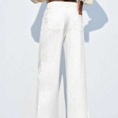 Wide Leg Cropped Summer Pants for Everyday Wear