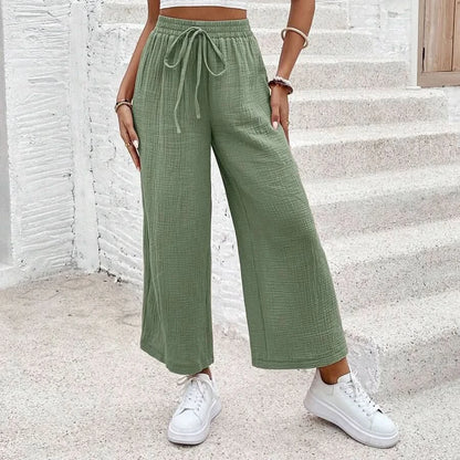 Loose Fit Cropped Summer Pants for Women