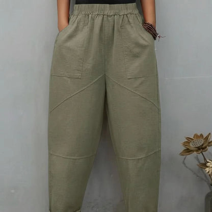 Loose Fit Cropped Summer Pants