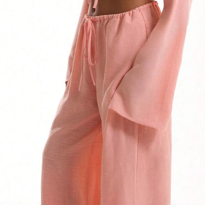 Eleganckie boho spodnie 3/4 na lato dla kobiet