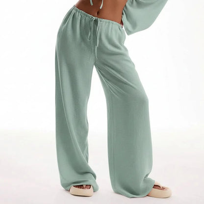 Eleganckie boho spodnie 3/4 na lato dla kobiet