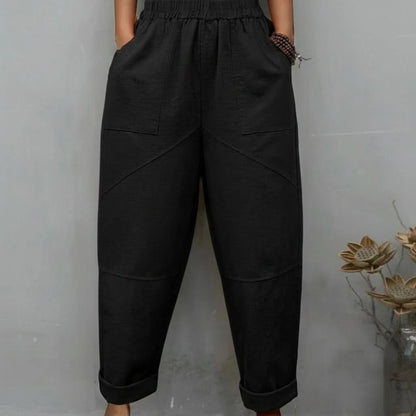 Loose Fit Cropped Summer Pants