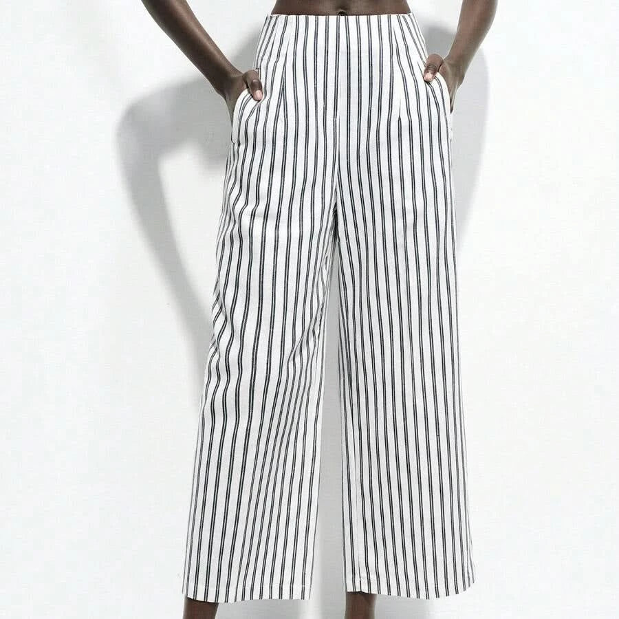 Elegant Everyday Cropped Summer Pants