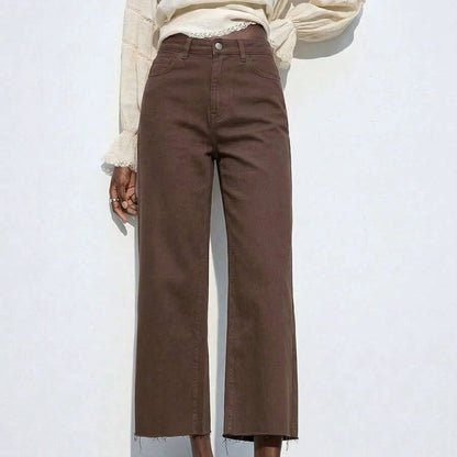 Wide Leg Cropped Summer Pants for Everyday Wear