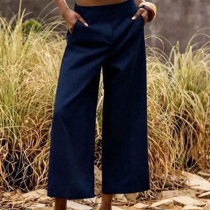 Elegant Everyday Cropped Summer Pants