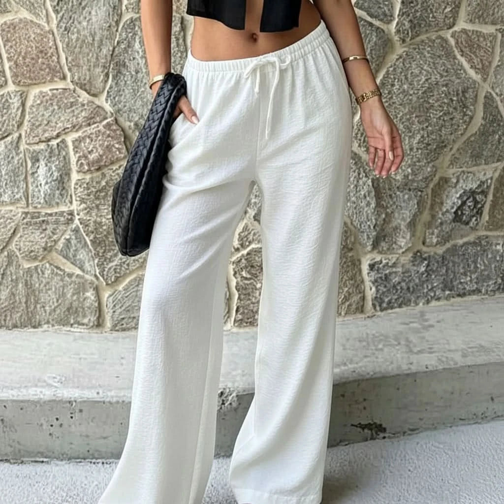 Lightweight Breathable Cropped Summer Pants