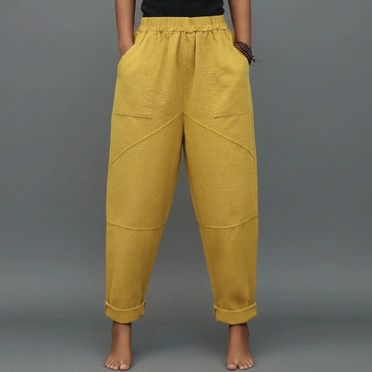 Loose Fit Cropped Summer Pants