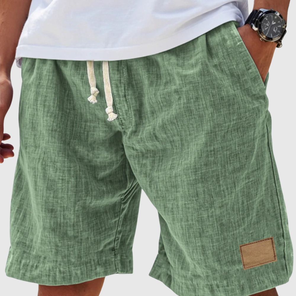 Relaxed Fit Drawstring Casual Shorts