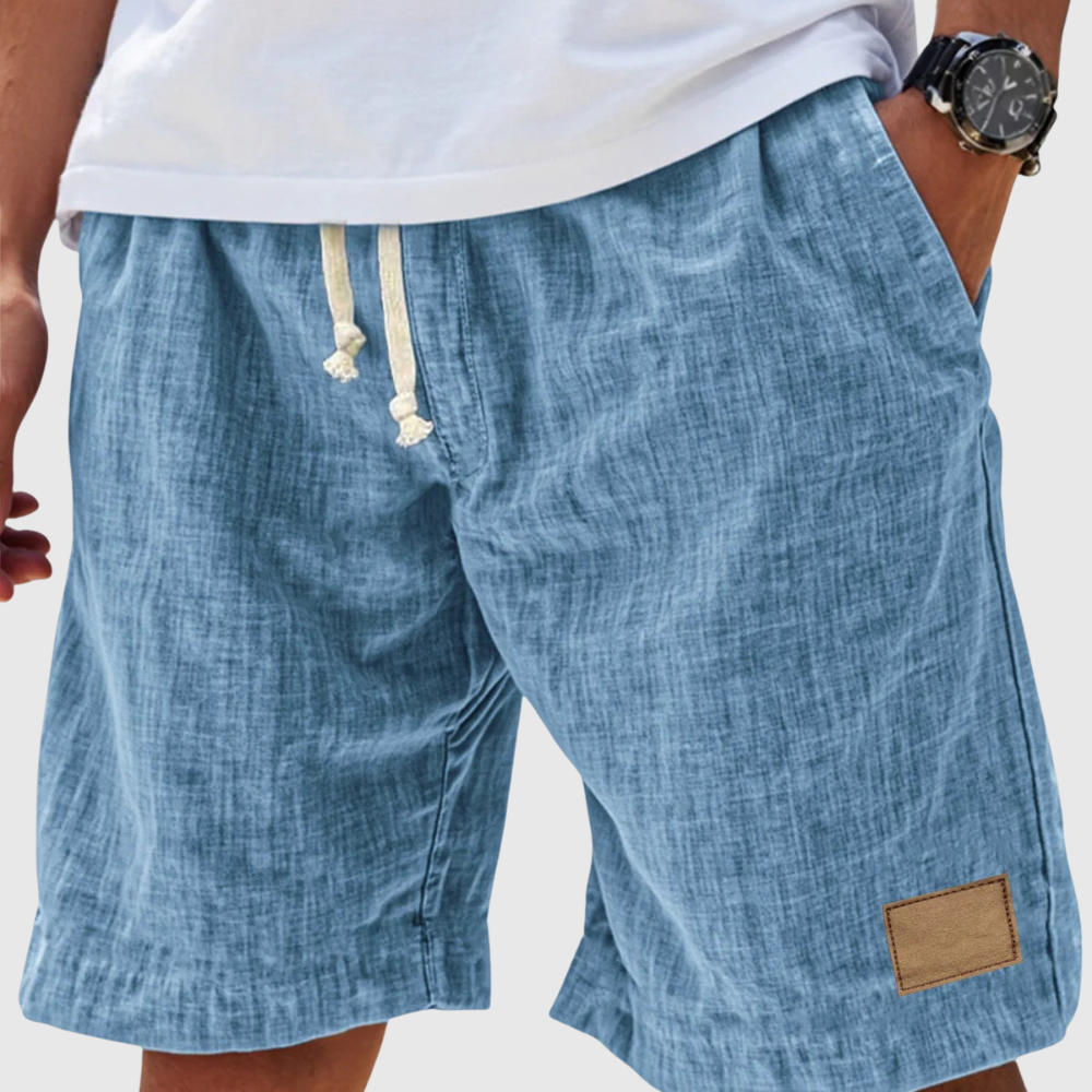 Relaxed Fit Drawstring Casual Shorts