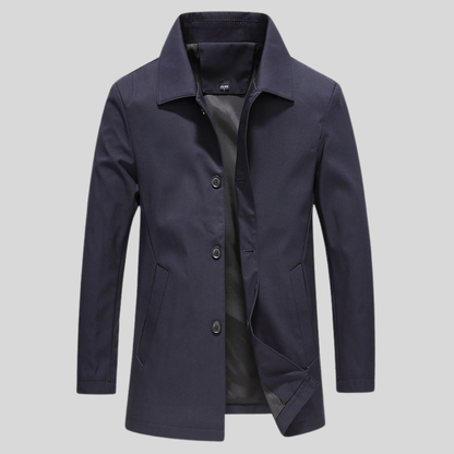 Long Windproof Outdoor Comfort Jacket