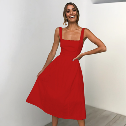Sunny Midi Dress Pockets