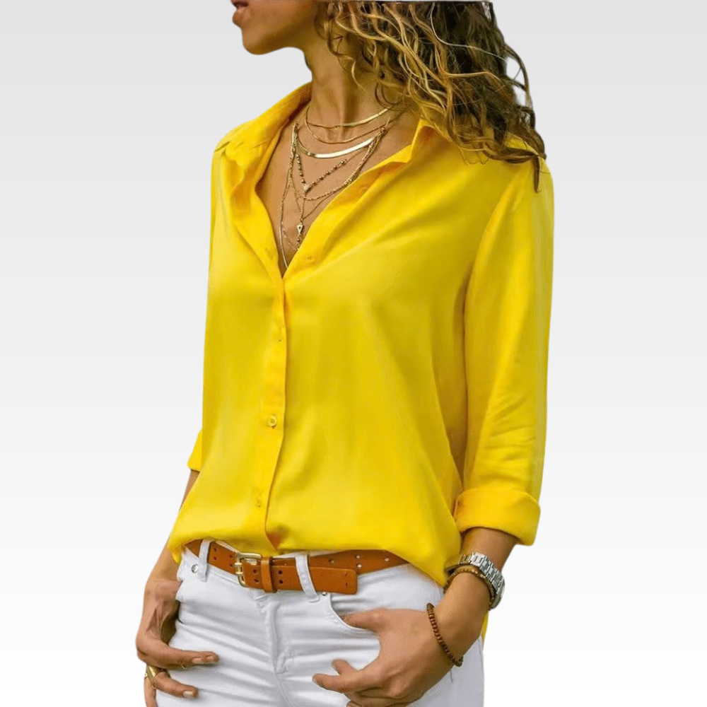 Airy Blouse V Neck