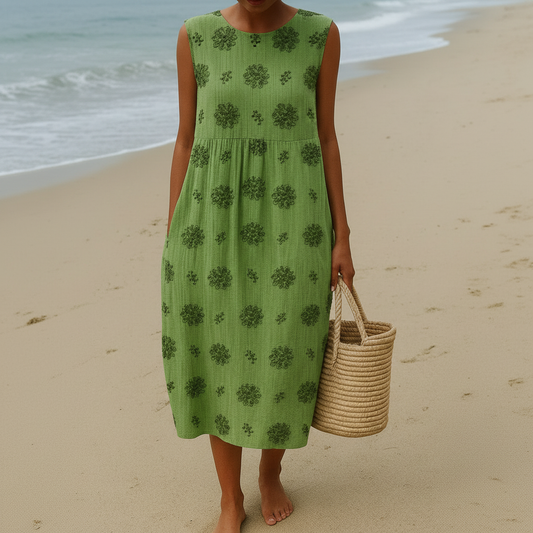 Airy Flowing Summer Maxi Dress