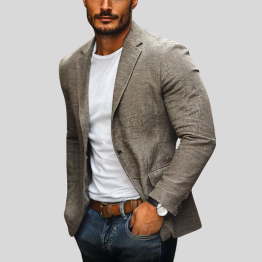 Refined Single Breasted Casual Blazer