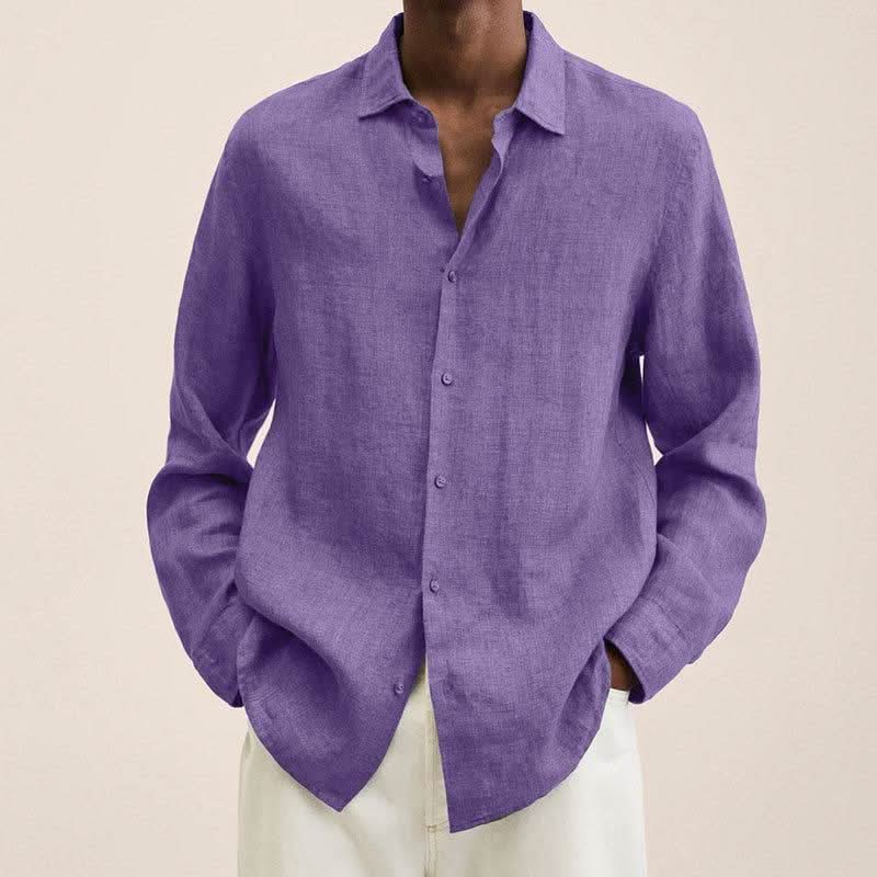 Refined Long Sleeve Casual Shirt