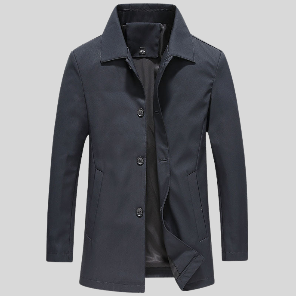 Long Windproof Outdoor Comfort Jacket