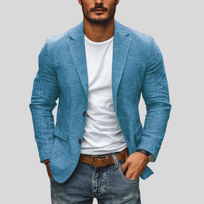 Refined Single Breasted Casual Blazer