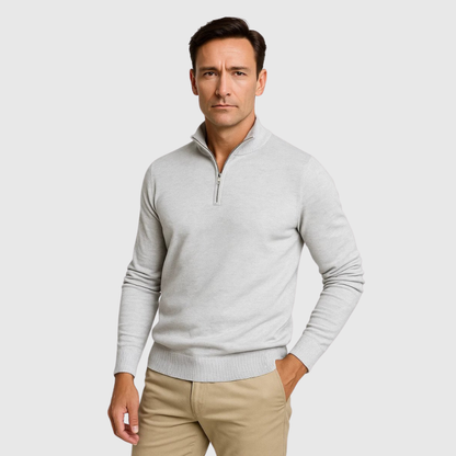 Timeless Quarter Zip Comfort Sweater