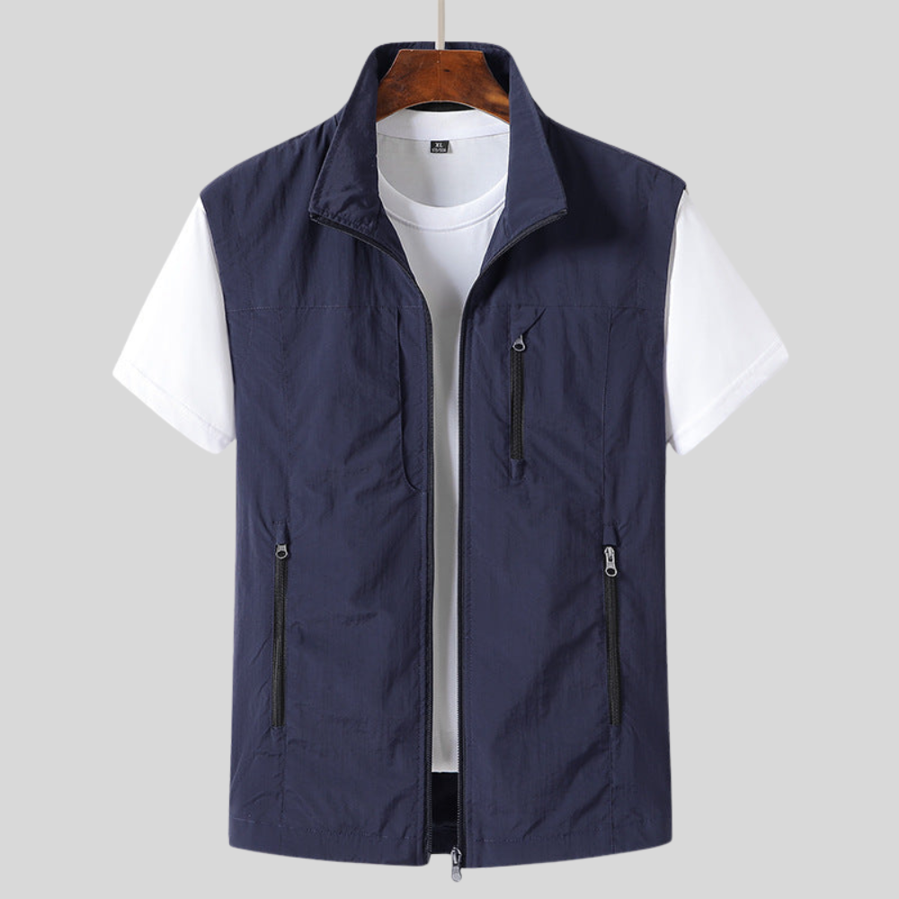 Lightweight Zip Front Utility Vest
