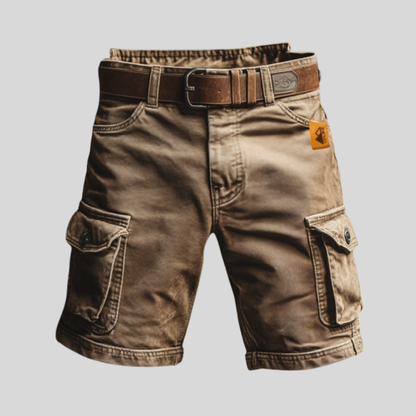 Rugged Vintage Cargo Utility Shorts