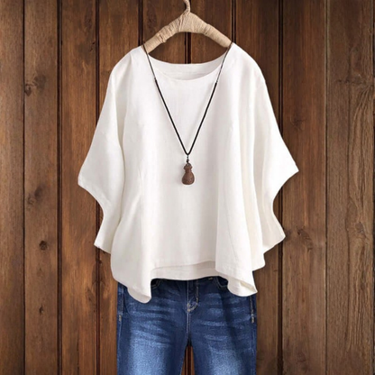 Airy Dolman Sleeve Tunic Top