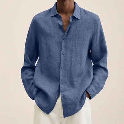 Refined Long Sleeve Casual Shirt