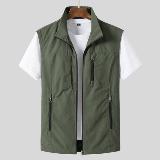 Lightweight Zip Front Utility Vest