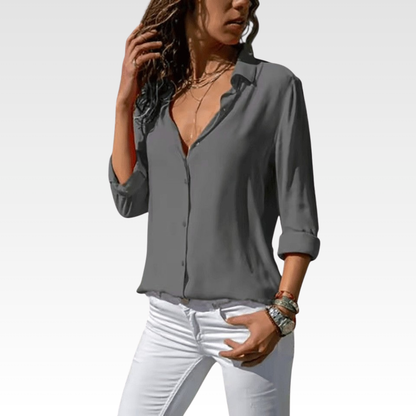 Airy Blouse V Neck