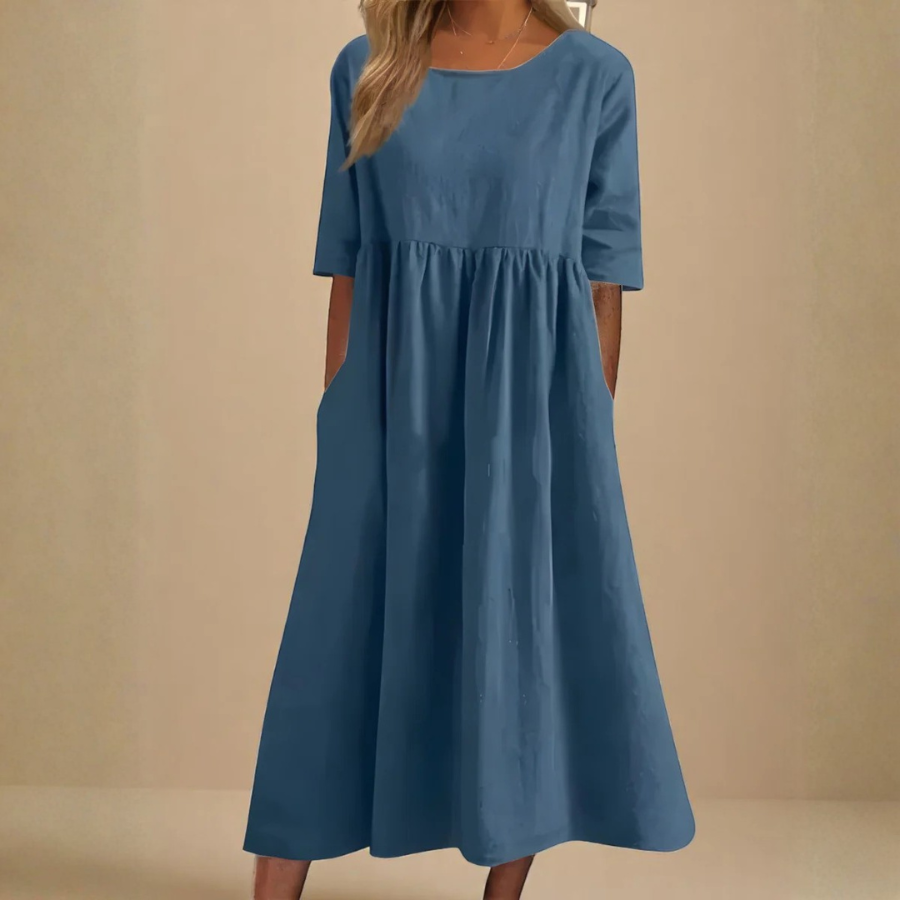 Sukienka midi w czystym stylu