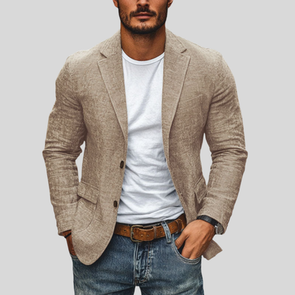 Refined Single Breasted Casual Blazer