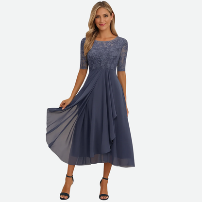 Delicate Midi Dress Flared