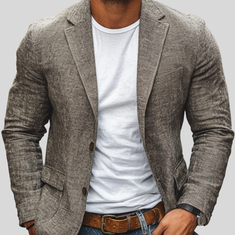 Refined Single Breasted Casual Blazer