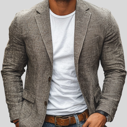 Refined Single Breasted Casual Blazer