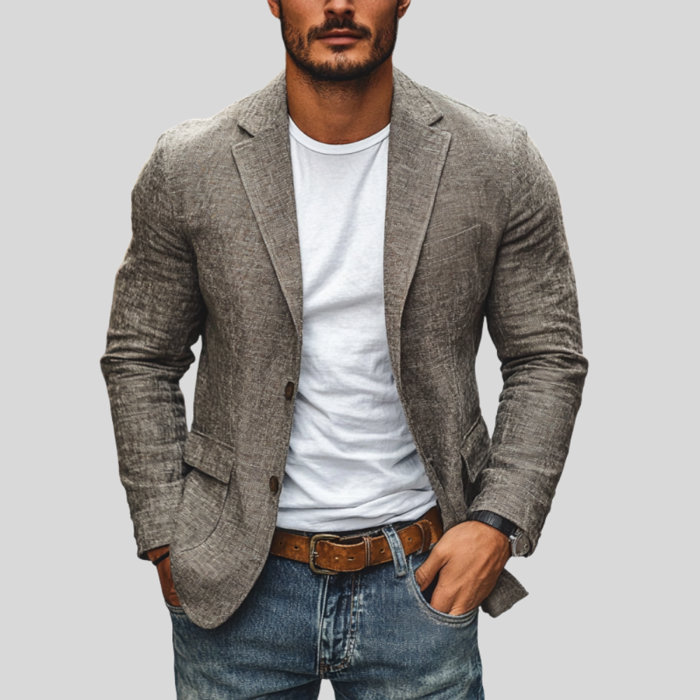 Refined Single Breasted Casual Blazer