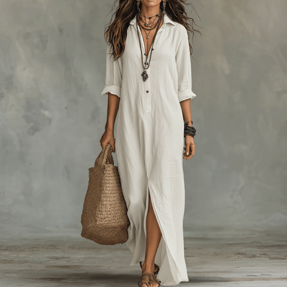 Zwiewna boho sukienka maxi