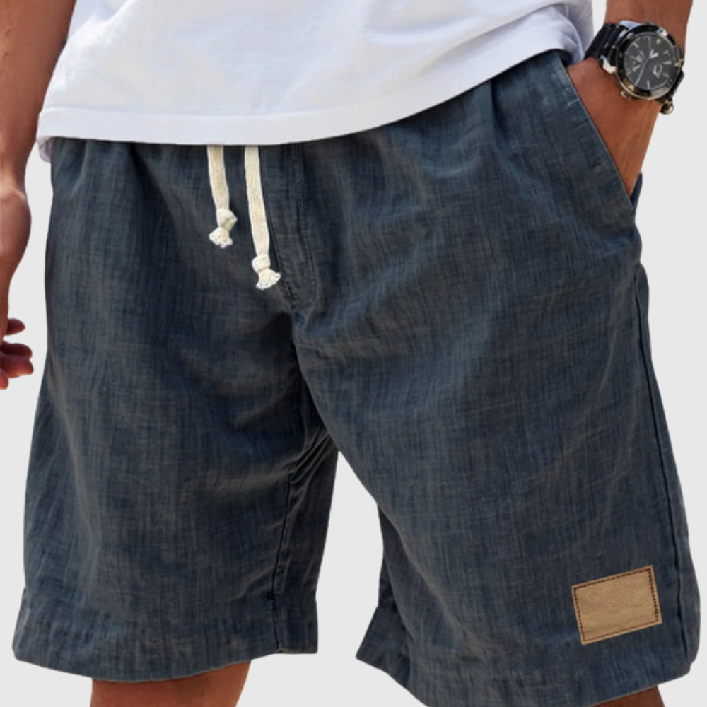 Relaxed Fit Drawstring Casual Shorts