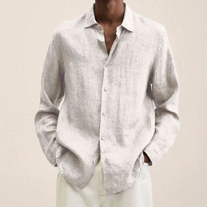 Refined Long Sleeve Casual Shirt
