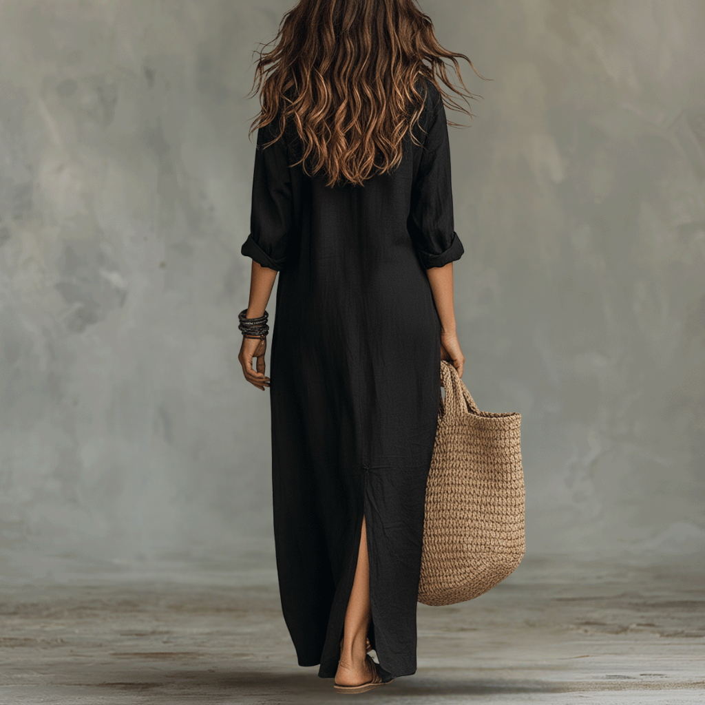 Zwiewna boho sukienka maxi