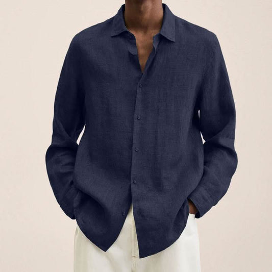 Refined Long Sleeve Casual Shirt