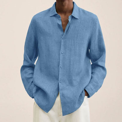 Refined Long Sleeve Casual Shirt