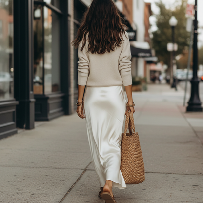 Maxi Dress Set With Cozy Sweater