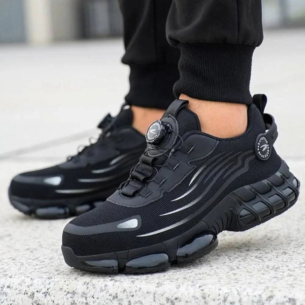 Men's Slip-Resistant Work Shoes